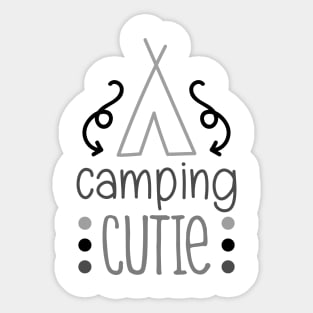 Camping Cutie Shirt! Camping Shirt, Outdoors Shirt, Hiking Shirt, Adventure Shirt Sticker